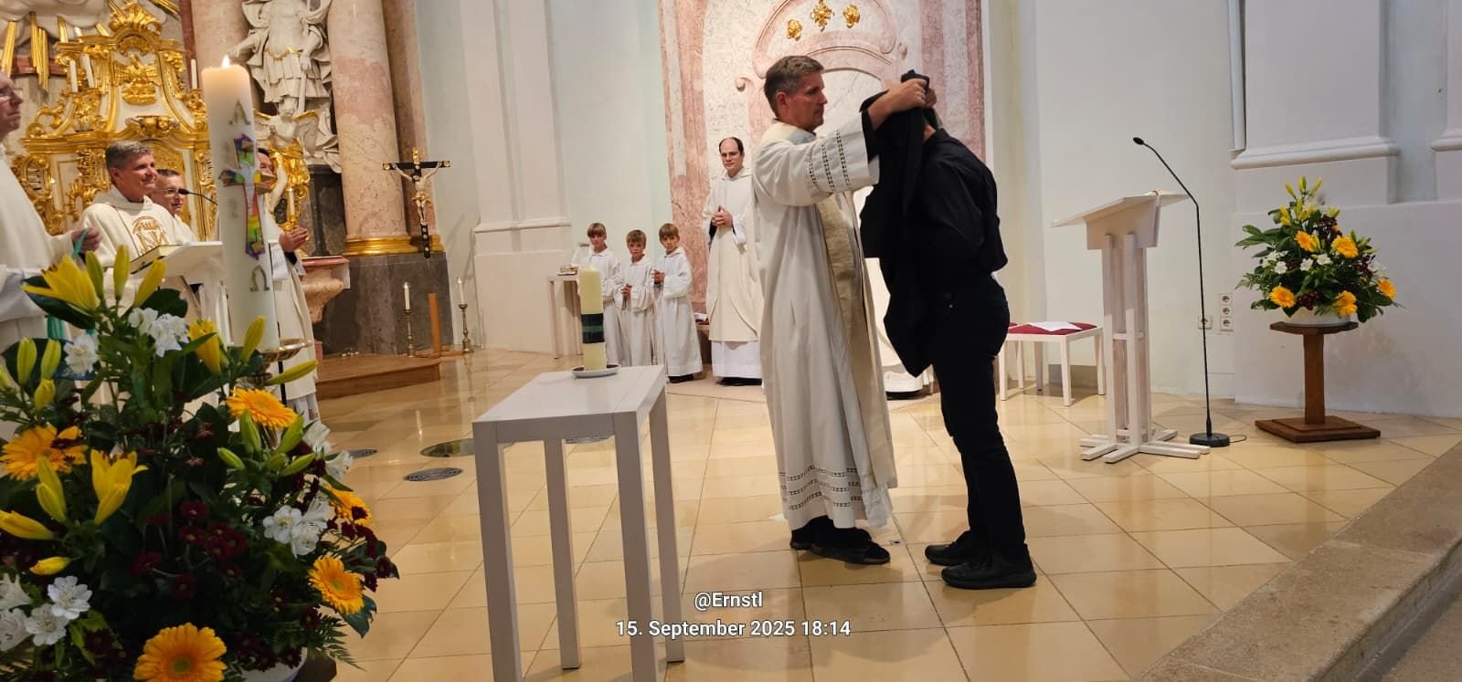 Einkleidung / Noviziatbeginn von Markus Raphael Bamberger